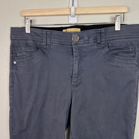 Democracy "Ab" Technology Size 16 Freedom Ankle Skimmer Skinny Pant Dark Gray - Picture 2 of 8